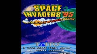 Space Invaders '95: The Attack of Lunar Loonies 1995 Taito Mame Retro Arcade Games screenshot 1