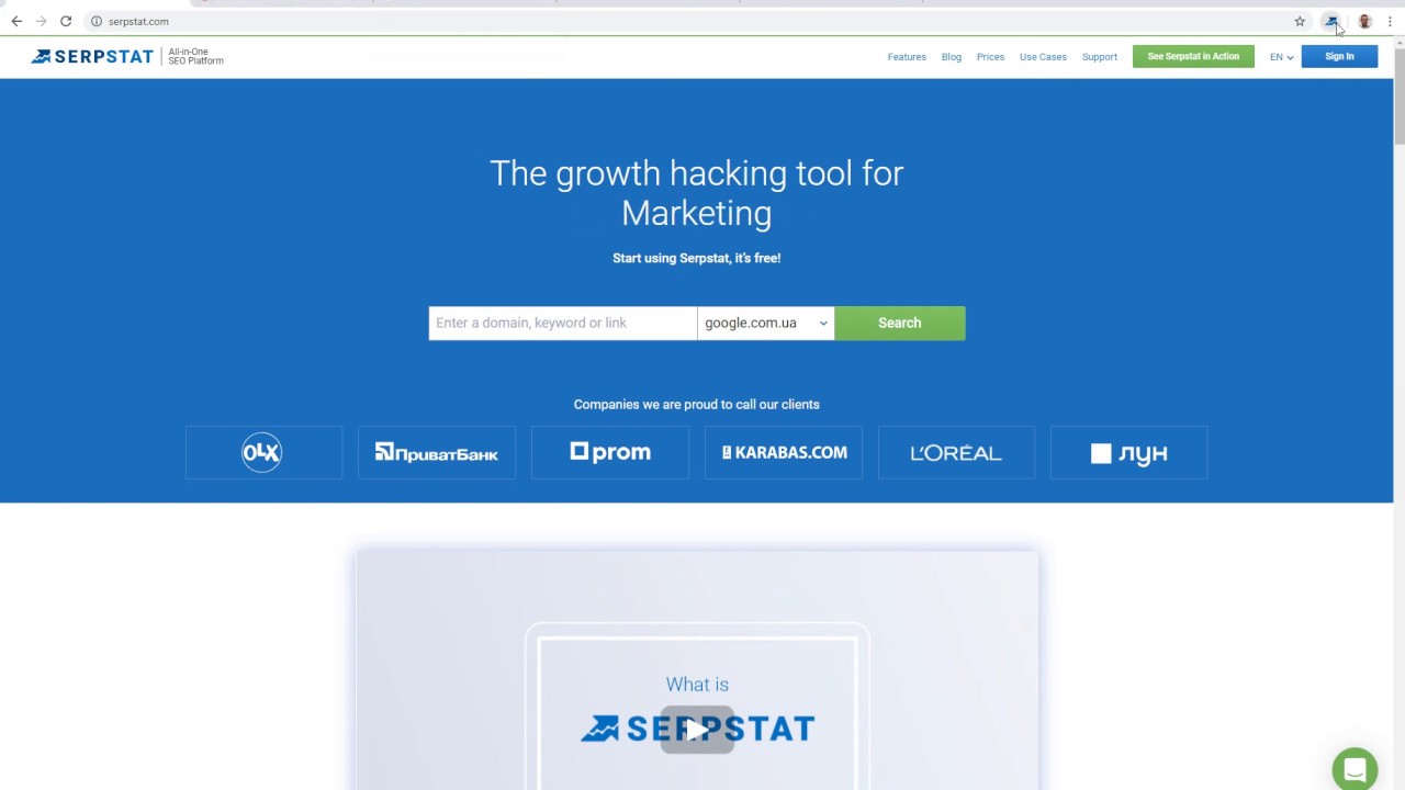 Serpstat Website SEO Checker ver 3.3.0 - обзор нововведений