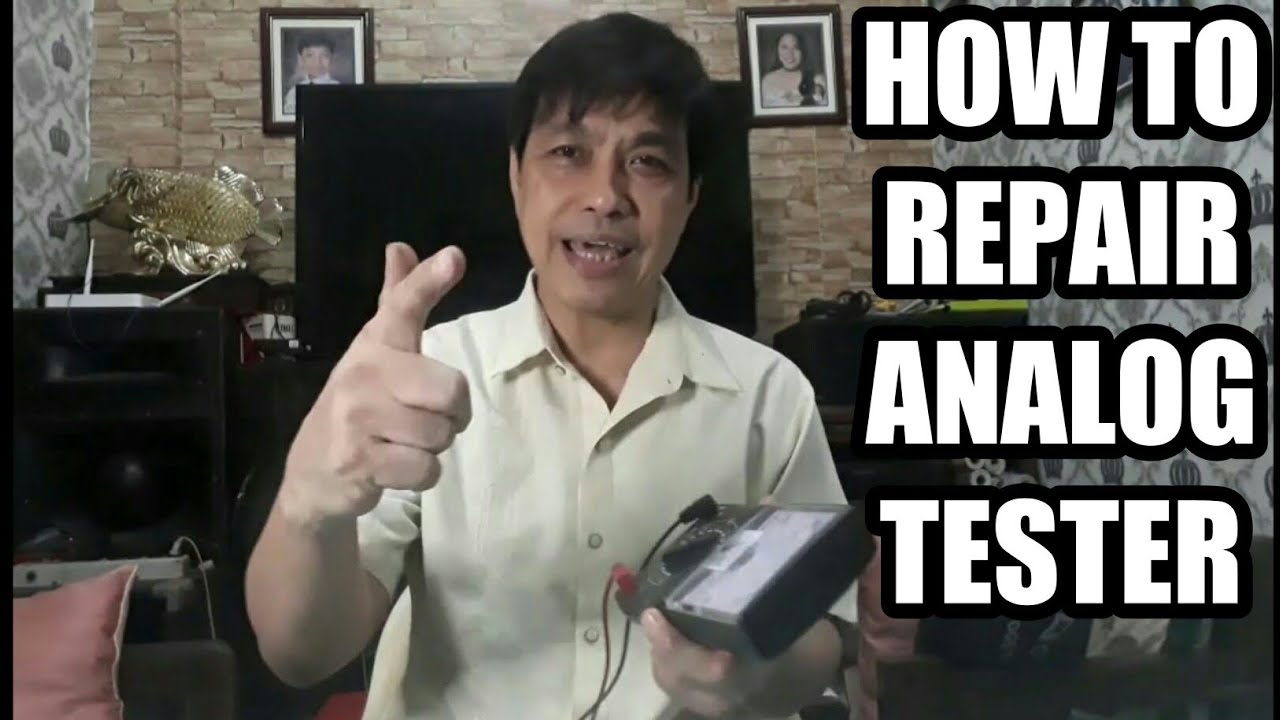 HOW TO REPAIR ANALOG TESTER YouTube