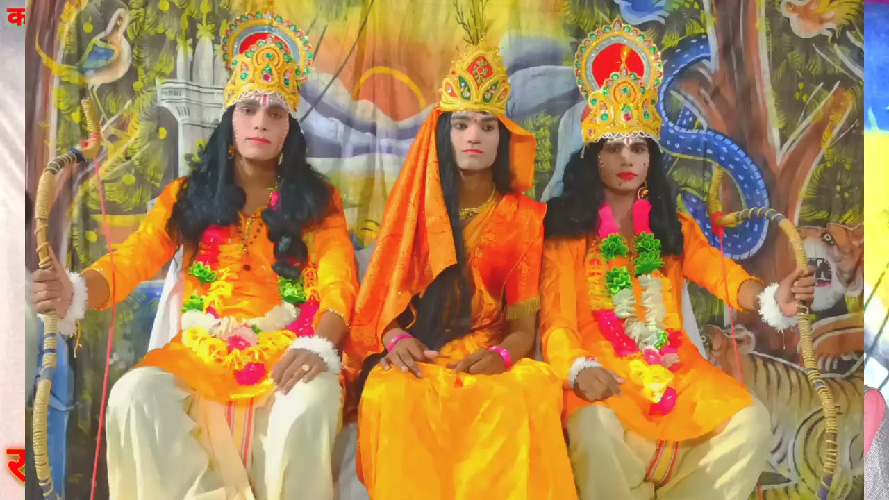 रामलीला नसीरपुर में सुंदरी पहुँची भगवान श्री राम के पास देहाती नाच किया