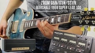 Zoom G5n / G3n / G3Xn | Marshall 1959 Super Lead 100 | Demo & Playthrough chords