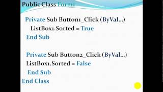 Visual Basic 2010 Reorder a ListBox