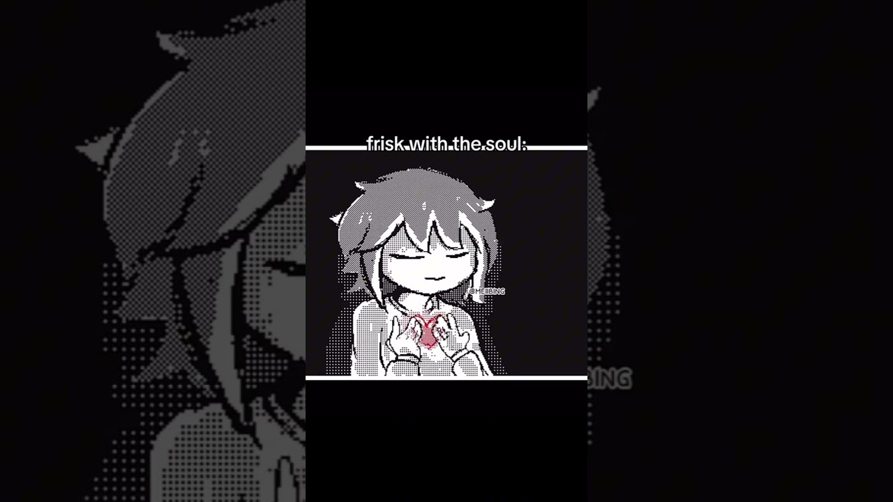 Frisk vs Kris with their souls: |