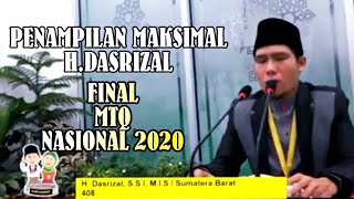 JUARA 2_FINAL TILAWAH DEWASA_DASRIZAL M. NAININ MTQ NASIONAL SUMATERA BARAT 2020