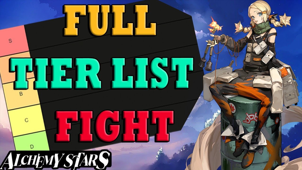 Full Alchemy Stars Tier List 2021 | FIGHT CLUB |  V1.0.2