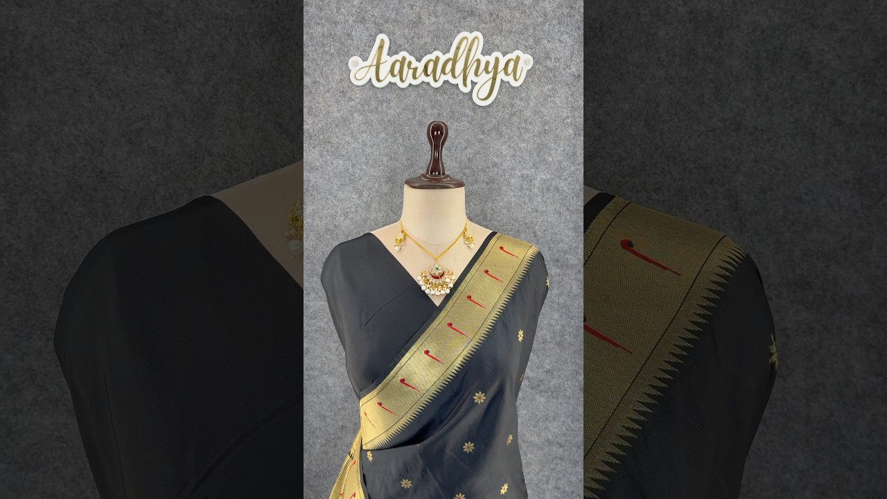 Authentic Paithani Soft Silk Saree