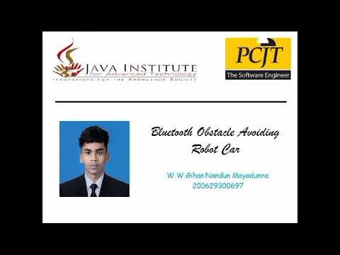 Obstacle Avoiding Robot Car | Java Institute | PCJT Software Engineering