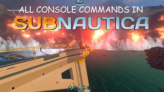 Subnautica All Console Commands!