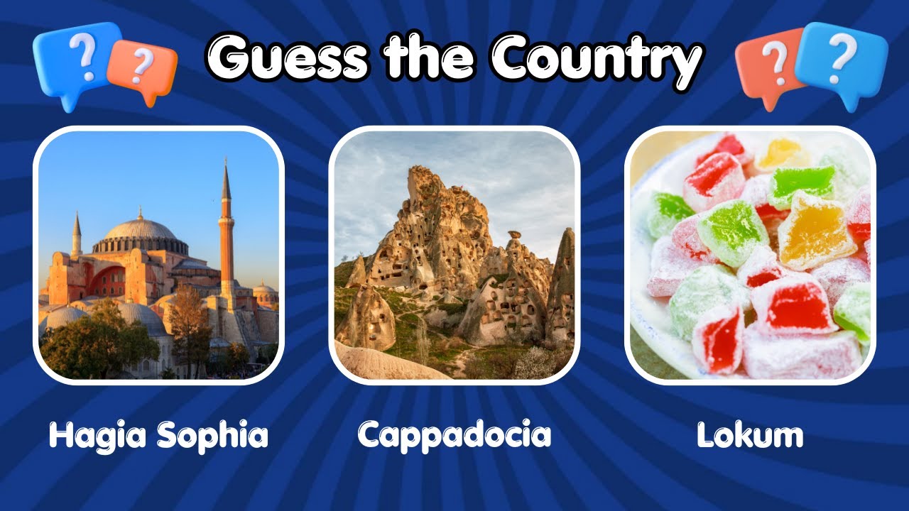 Can You Guess the Country by 3 Clues? | Geography quiz