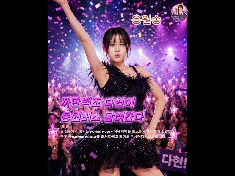 까만백조 다현이 응원버스 달려간다 thumbnail
