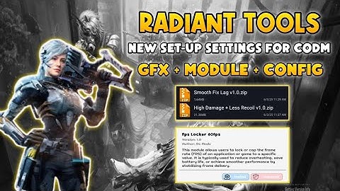 FIX LAG & FRAME DROPS in Call Of Duty Mobile | Best Settings for LowEnd Device Radiant Tools Part #3