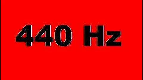 440 Hz (10 seconds of A)