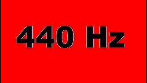 440 Hz (10 seconds of A)