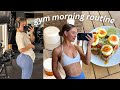 My gym morning routine