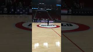 National Anthem - College basketball game Shawnlouisiana