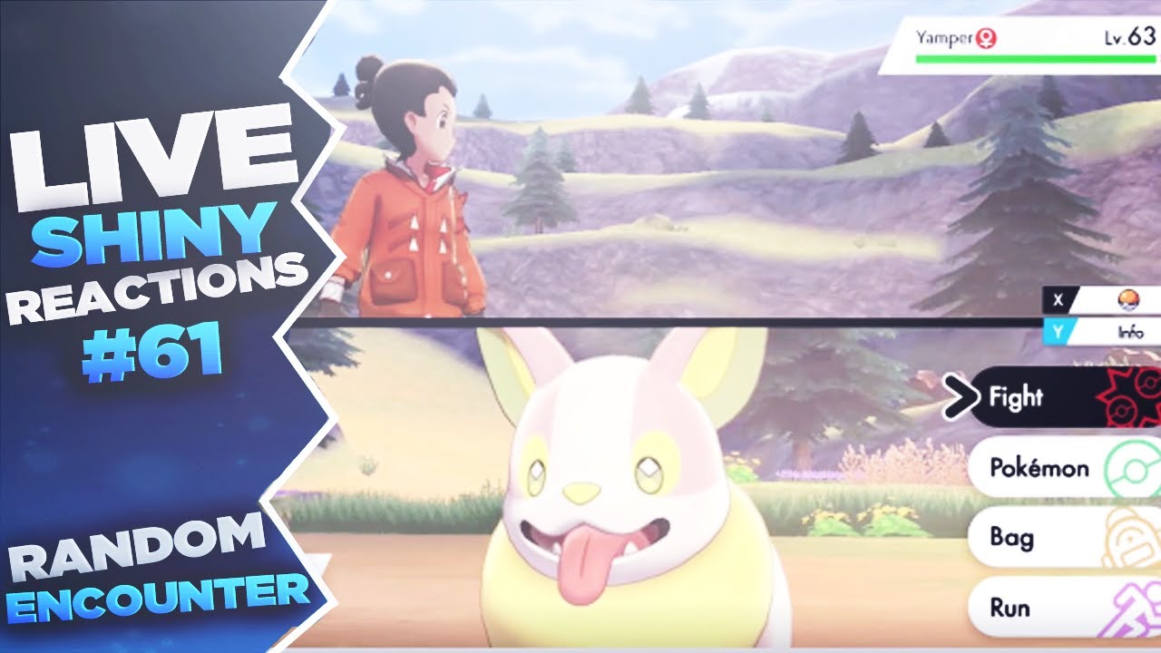 Random Encounter Shiny Yamper! In Pokemon Sword and Shield! - YouTube