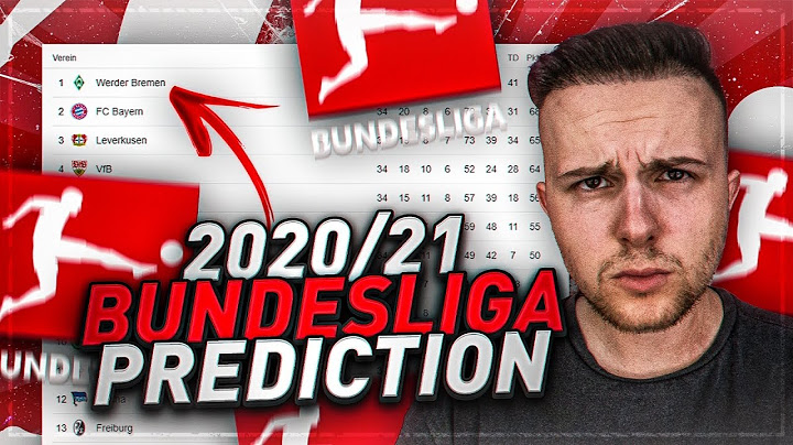 Meine Bundesliga Saison Prognose 2020/2021 🔥