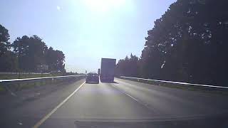 Semi Cuts Off Car 20190906