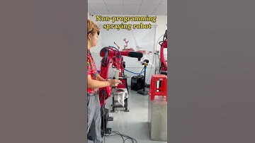 Spraying robot #automation #machine #industrialrobots #spray #robot