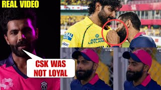 Ravindra Jadeja Emotional Reaction About Kissing CSK Logo & Jersey | R Jadeja Kiss CSK Logo screenshot 4
