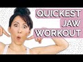 Quick workout to tone your jaw