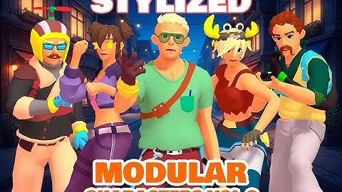 Stylized Modular Characters Vol 2