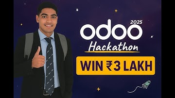 👨‍💻 Odoo Hackathon 2025 Full Guide |  ₹3 Lakh Prize Pool |  Internship Opportunity!