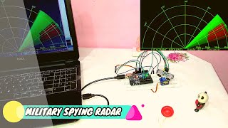 Military Spying Sonar Radar Using Arduino Radar System