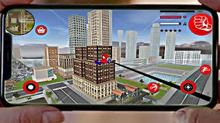 Amazing Spider-StickMan Rope Hero Gangstar Crime - Gameplay screenshot 3