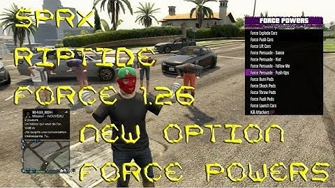 NEW MOD MENU RIPTIDE FORCE 1.26 GRATUIS NEW OPTION FORCE POWERS