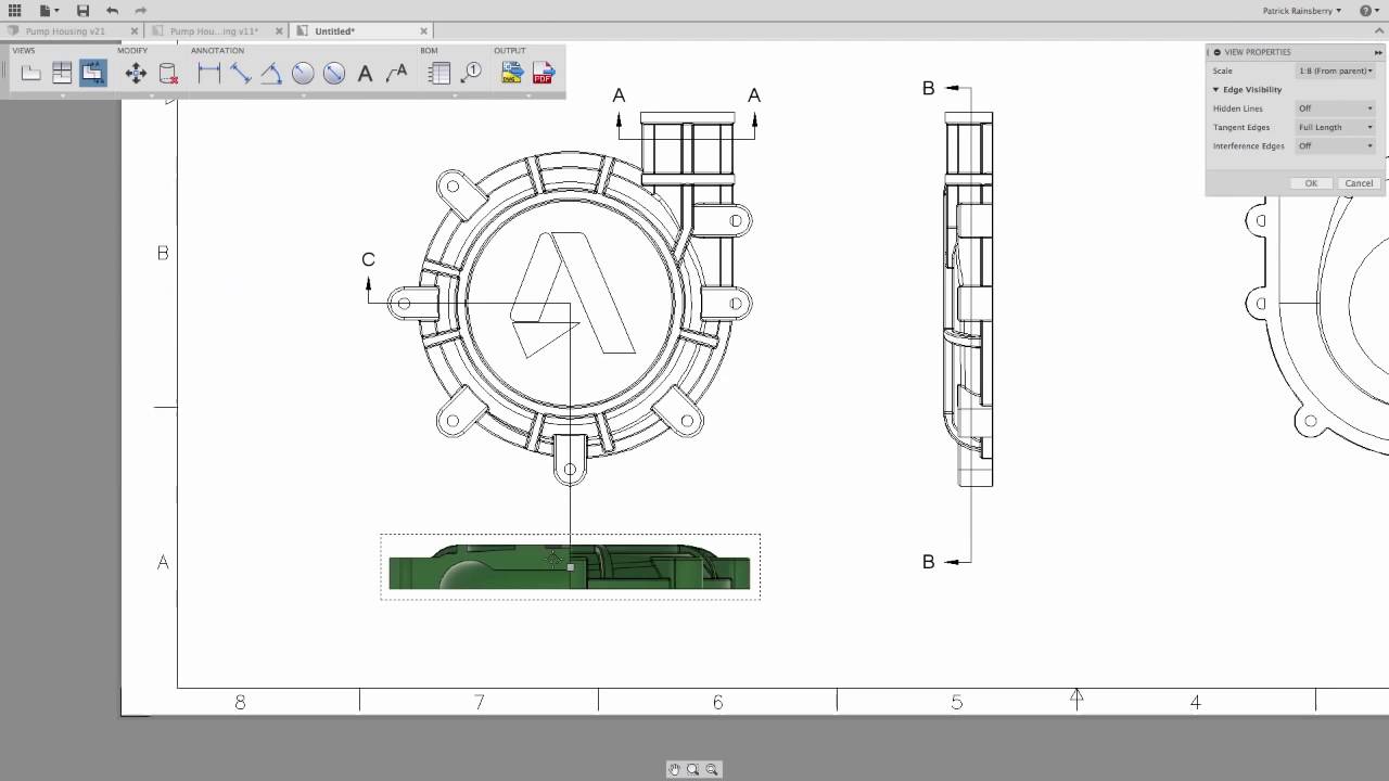 Unique Show Sketch In Drawing Fusion 360 with simple drawing