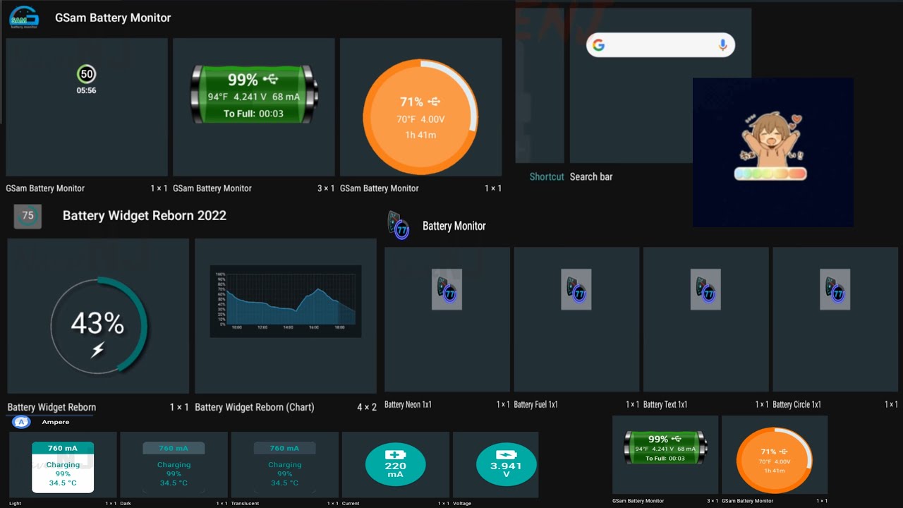 5 Best Battery Widgets Shows Battery Health Shows Battery