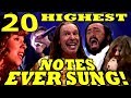 20 HIGHEST NOTES EVER SUNG! Ken Tamplin Vocal Academy