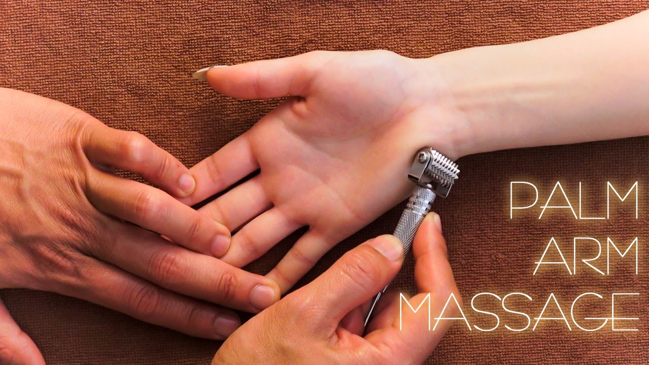 手と腕のマッサージ音で眠くなる | The massaging sounds of your palms and arms put me to sleep.