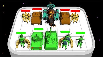 MERGE LITTLE ARMY MEN - Merge Military, Merge Tank, Merge Battle