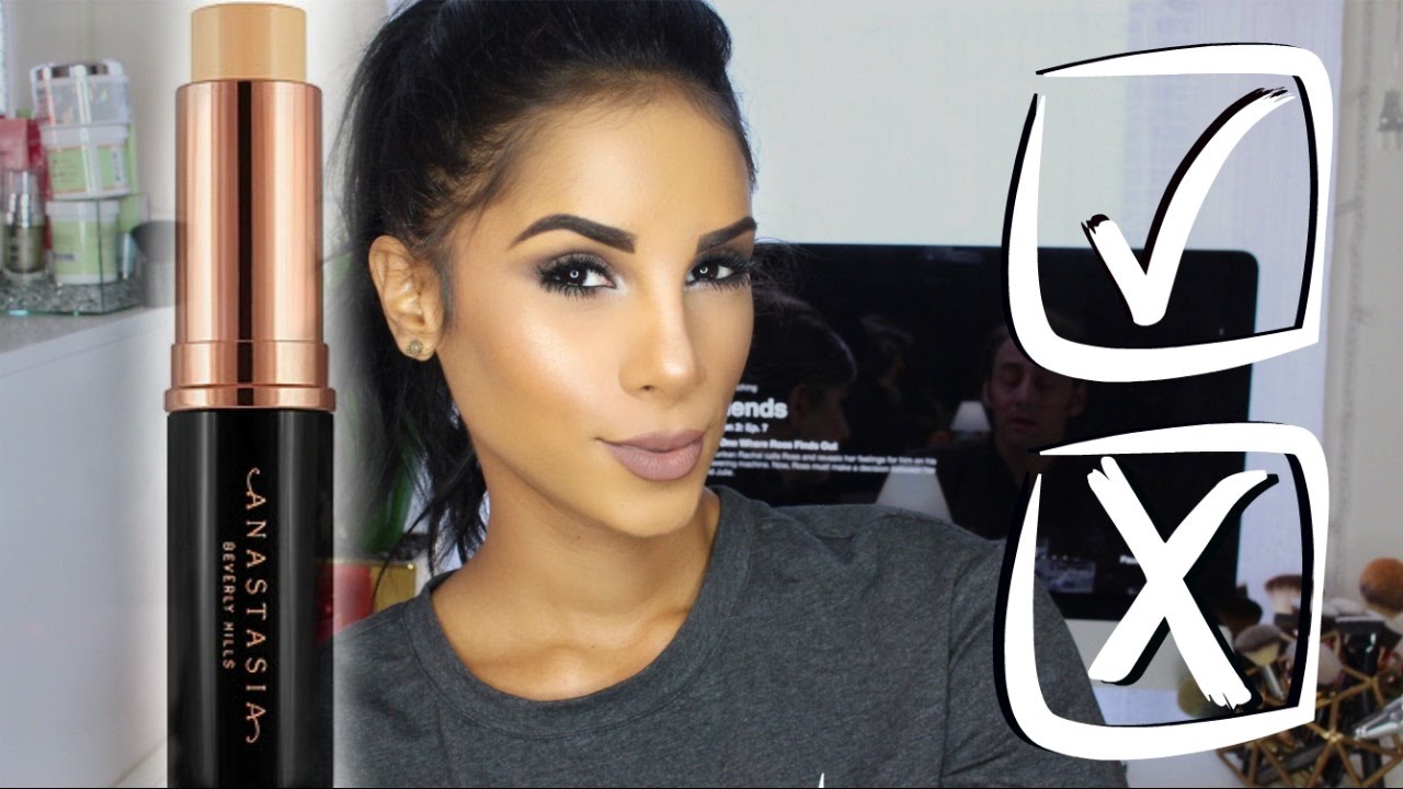 FIRST IMPRESSION Anastasia Foundation Stick (oily skin) YouTube