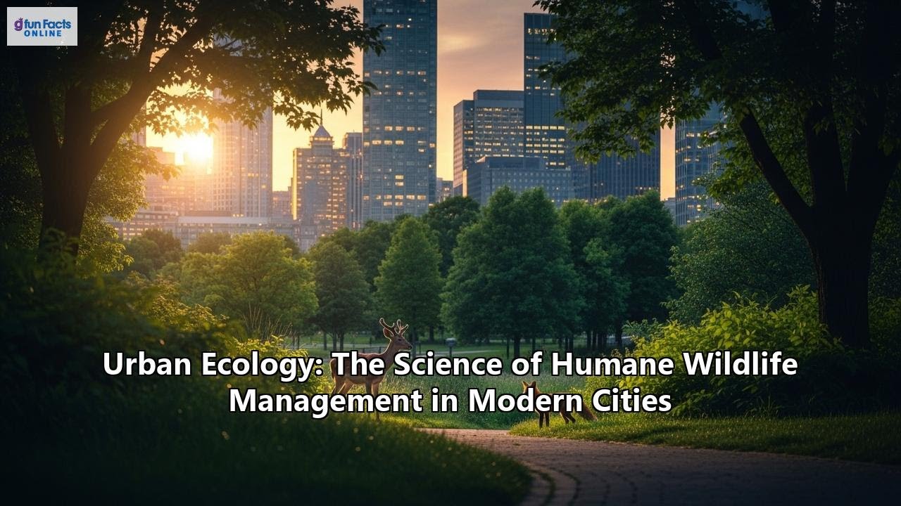 Urban Ecology: The Science of Humane Wildlife Management in Modern Cities