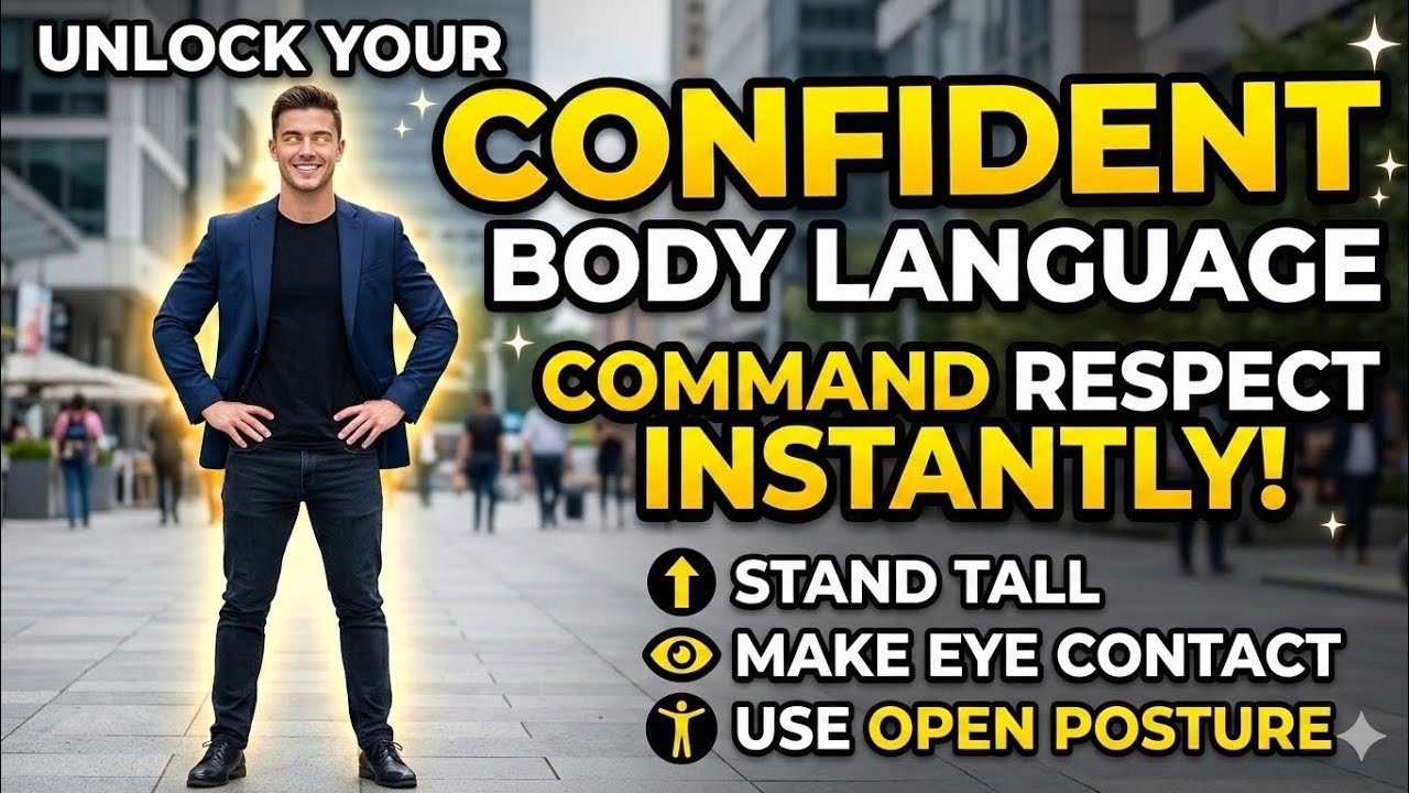 Confident body language 😎 | Unlock Your Comfident Command | Pixora X ...