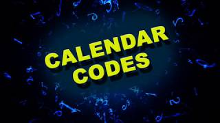 Calendar Code Tricks