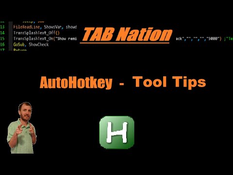 AutoHotkey - Create Multiple Tool Tips