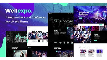 WellExpo - A Modern Event and Conference WordPress Theme | Themeforest Website Templates and Themes