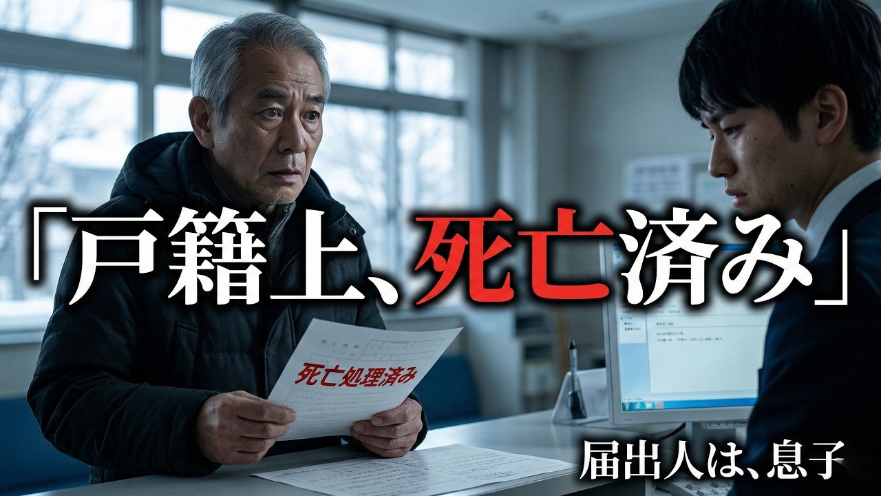 【衝撃家族ドラマ】「戸籍上、あなたは死んでいます」——死亡届を出したのは実の息子でした