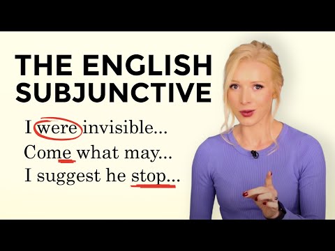 Video: Bilakah subjungtif digunakan dalam bahasa Inggeris?