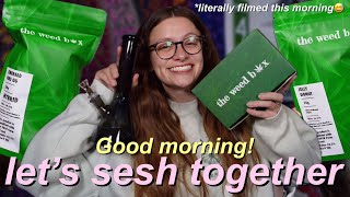 *UNEDITED* wake & bake sesh