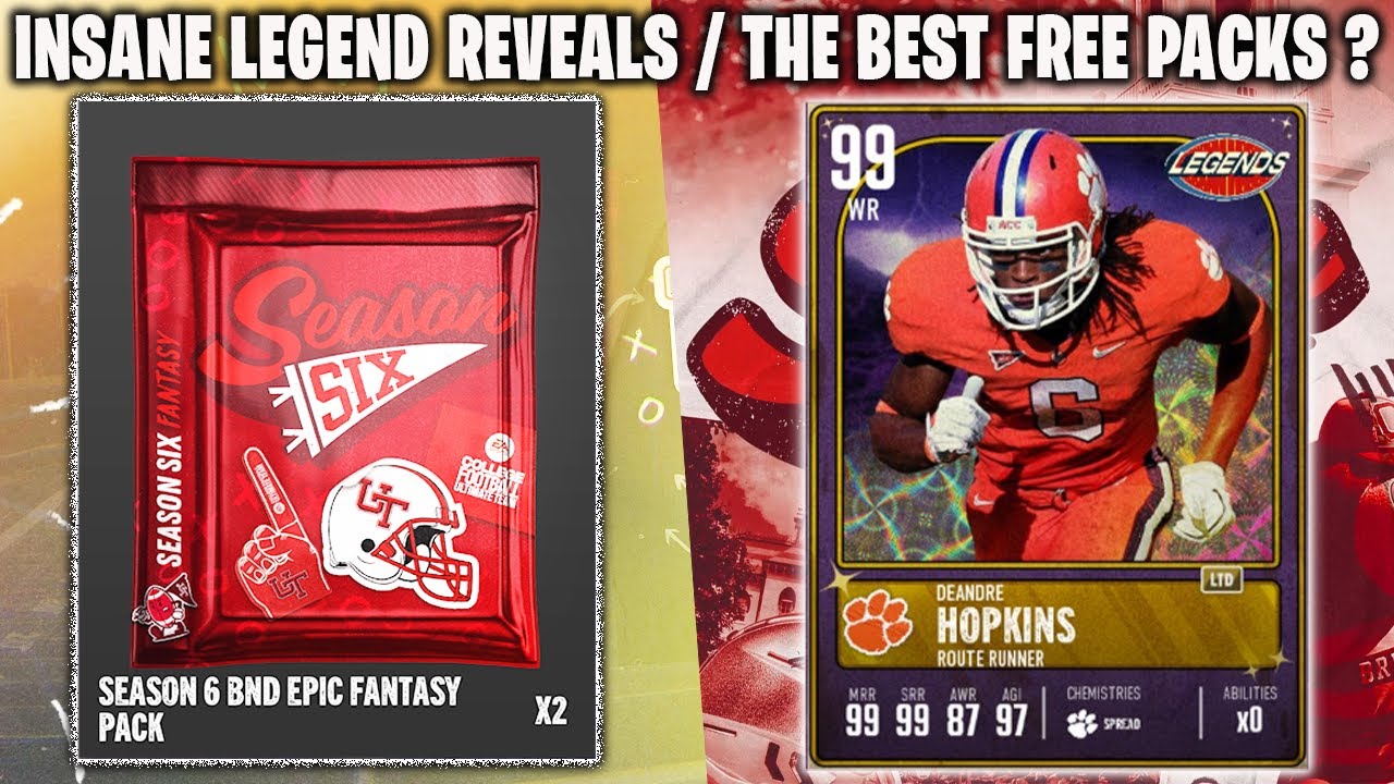 THE BEST FREE PACKS! OPENING 2 SEASON 6 BND EPIC FANTASY PACKS! CFB 25!