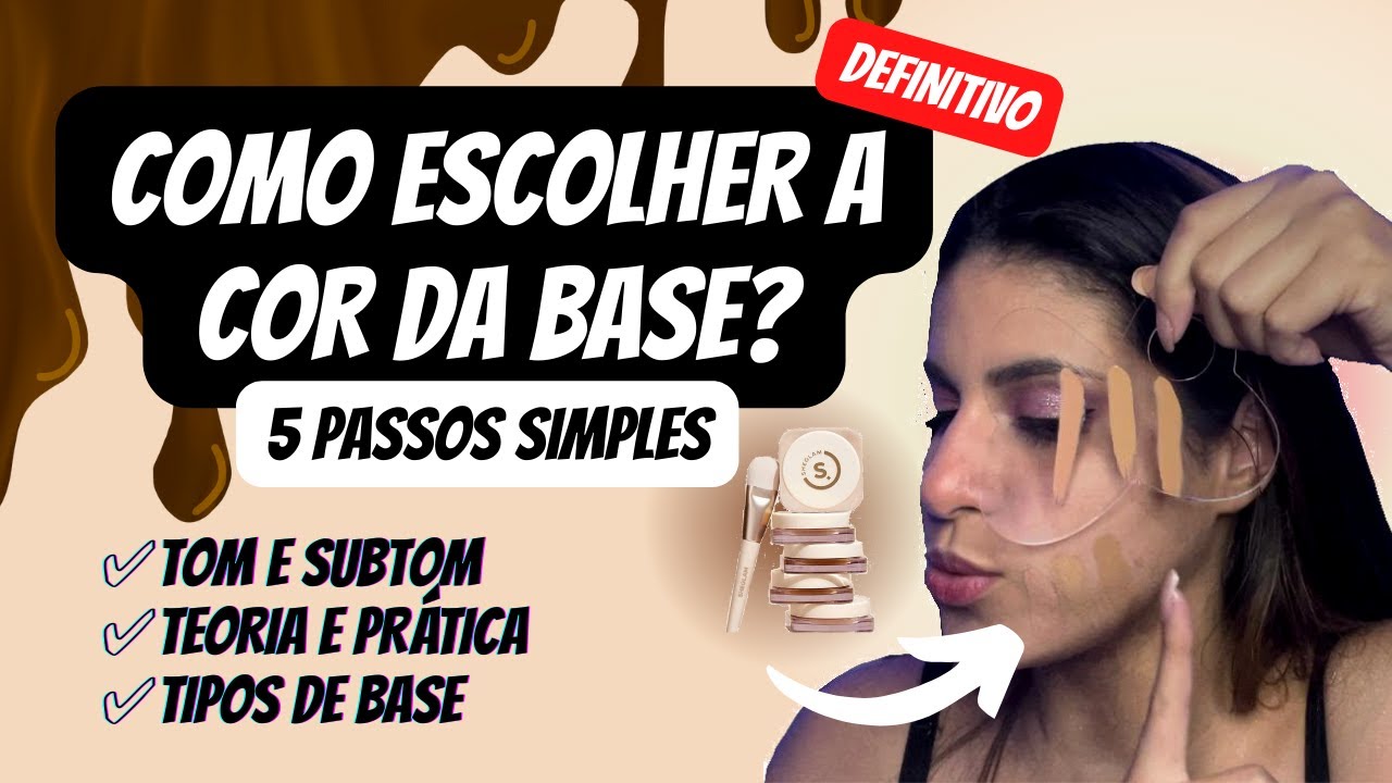 COMO ESCOLHER A COR DA BASE? GUIA DEFINITIVO FÁCIL - COM AMOSTRAS SHEIN ...