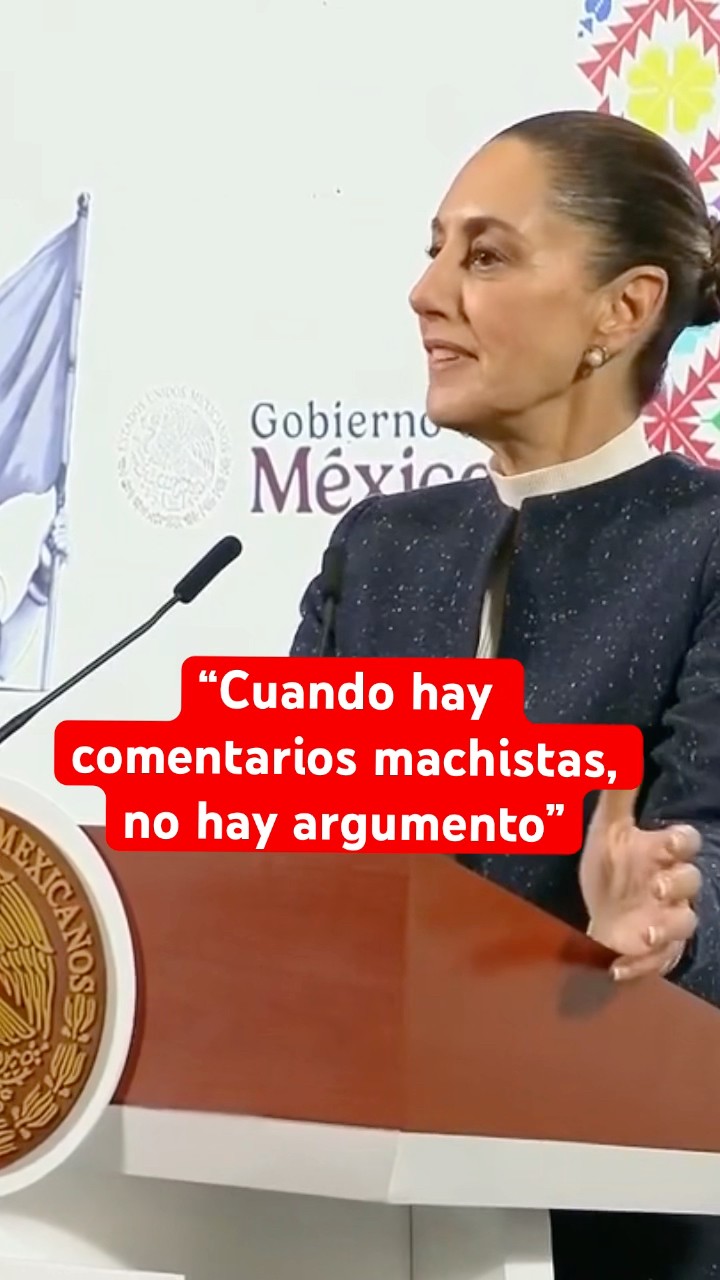 Sheinbaum critica a la oposición por comentarios machistas #shorts