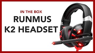 K2 RUNMUS Gaming Headset Unboxing - Cheap Gaming Headset for PC, PS4, XBOX