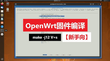 【新手向】10分钟教会你编译OpenWrt固件，固件不求人！make -j12 V=s
