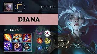 Diana Top vs Renekton - KR Master Patch 26.15